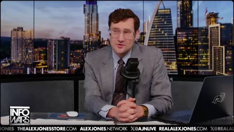 ALEX JONES - INFOWARS LIVE - ALEXJONES.NETWORK - THERE'S A WAR ON FOR YOUR MIND! ➡ THE ALEX JONES SHOW • WAR ROOM WITH OWEN SHROYER • THE AMERICAN JOURNAL WITH HARRISON SMITH • SUNDAY NIGHT LIVE WITH CHASE GEISER