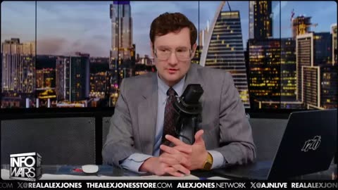 ALEX JONES - INFOWARS LIVE - ALEXJONES.NETWORK - THERE'S A WAR ON FOR YOUR MIND! ➡ THE ALEX JONES SHOW • WAR ROOM WITH OWEN SHROYER • THE AMERICAN JOURNAL WITH HARRISON SMITH • SUNDAY NIGHT LIVE WITH CHASE GEISER