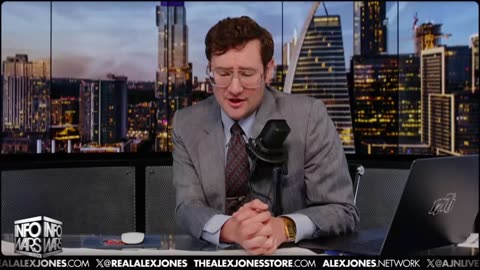 ALEX JONES - INFOWARS LIVE - ALEXJONES.NETWORK - THERE'S A WAR ON FOR YOUR MIND! ➡ THE ALEX JONES SHOW • WAR ROOM WITH OWEN SHROYER • THE AMERICAN JOURNAL WITH HARRISON SMITH • SUNDAY NIGHT LIVE WITH CHASE GEISER
