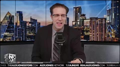 ALEX JONES - INFOWARS LIVE - ALEXJONES.NETWORK - THERE'S A WAR ON FOR YOUR MIND! ➡ THE ALEX JONES SHOW • WAR ROOM WITH OWEN SHROYER • THE AMERICAN JOURNAL WITH HARRISON SMITH • SUNDAY NIGHT LIVE WITH CHASE GEISER
