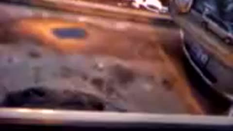 Woman Sees Coat and Runs Over It