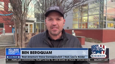 BERGQUAM IN BALTIMORE AT AN INTI-ICE TOWN HALL