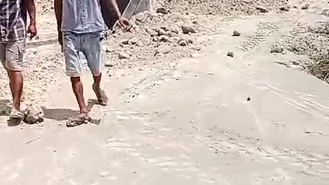 "Road Repair Workers in Action – Part 1 | Preparing the Site"