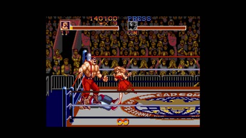 The final battle against Scorp (Saturday Night Slam Masters)