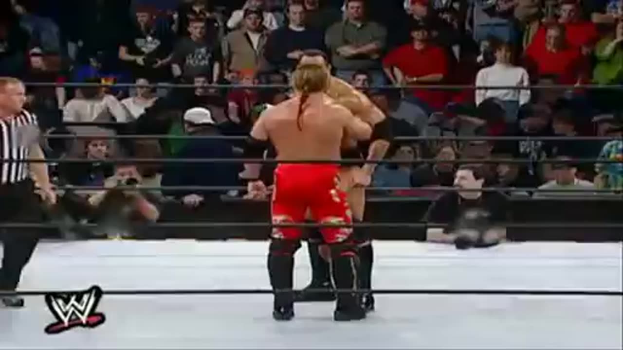 WWF UNDISPUTED TITLE MATCH - ROYAL RUMBLE 2002 - CHRIS JERICHO (c) VS THE ROCK - PT1 HD