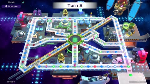 #MarioPartySuperstars Space Land Online 15 Turn Game Part One