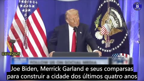 【PT】Discurso do Departamento de Justiça de Trump: 'Nós iremos expor níveis históricos de crimes...