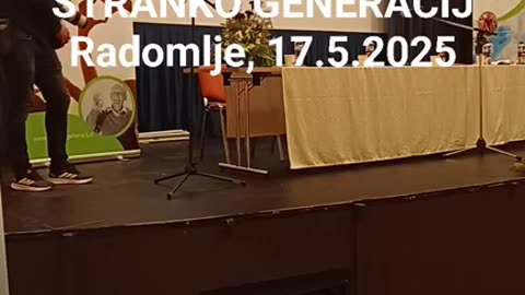 SPOJITVENI KONGRES STRANK DOBRA DRŽAVA IN DESUS V STRANKO GENERACIJ, MAJ 2025