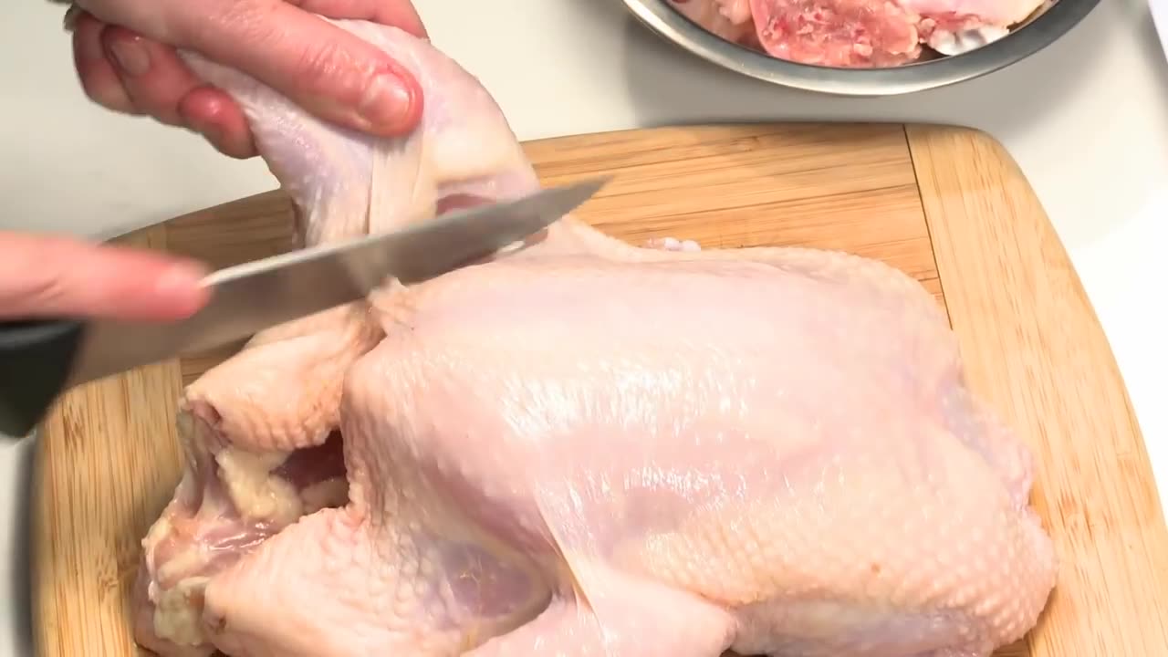 How to break down a chicken