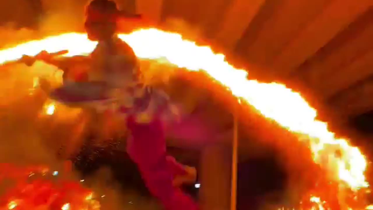 🤯✨ Witness a Fire Sword's Insane Woosh! | FeedMyCuriosity