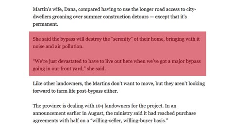Highway Robbery: The Regina Bypass Scandal - Part 5 - Families in the Path of Destruction