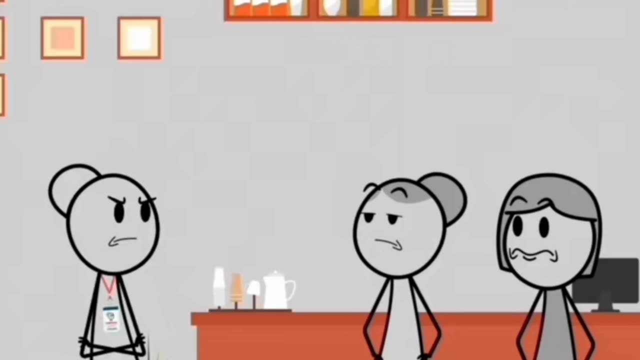 Off-Day Workplace Visit Berated by Manager #animation #viralvideo #work #shorts #manager #usa