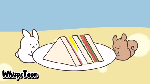 How to Made Sandwiches and Going Picnics | ASMR Animation and Relaxing