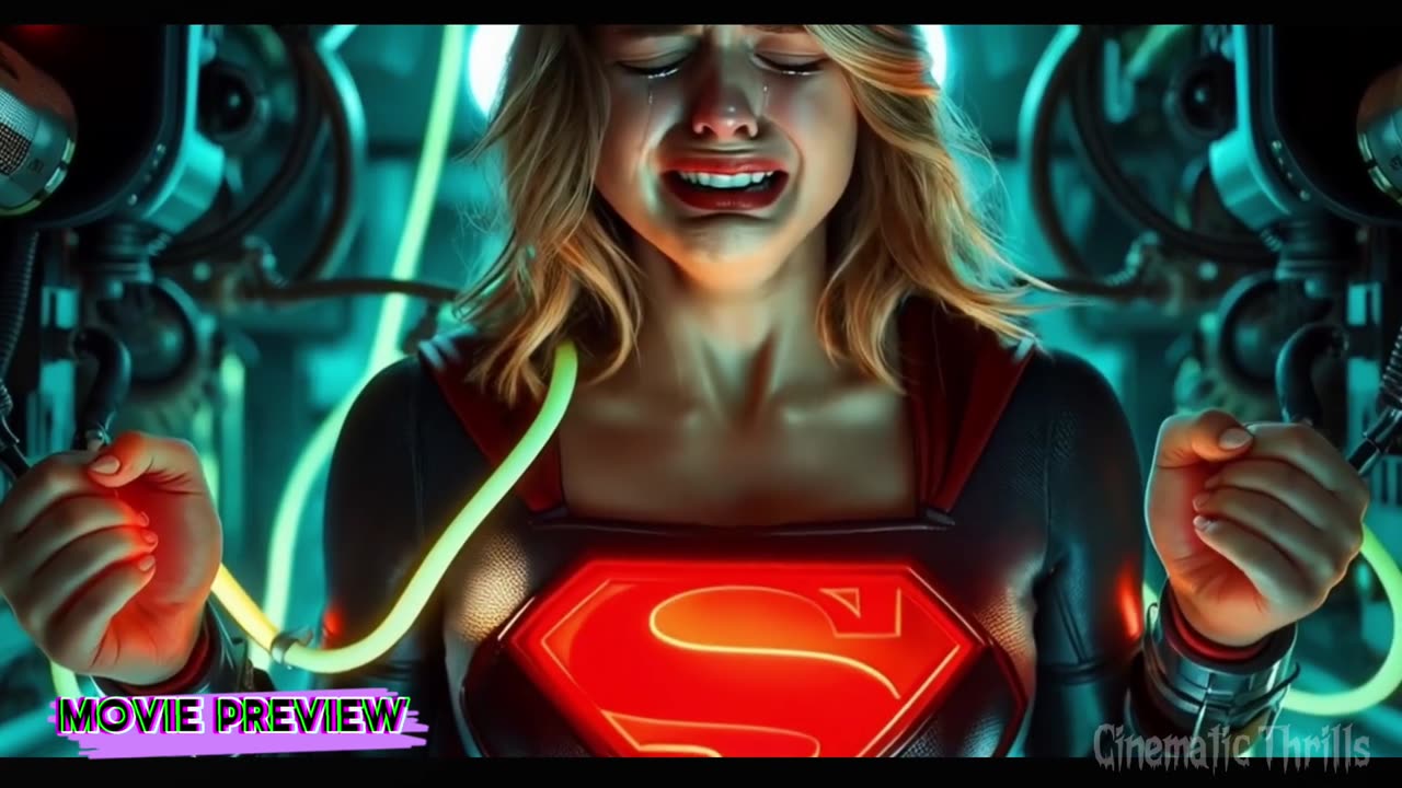 Supergirl Trapped in Alien Experiment
