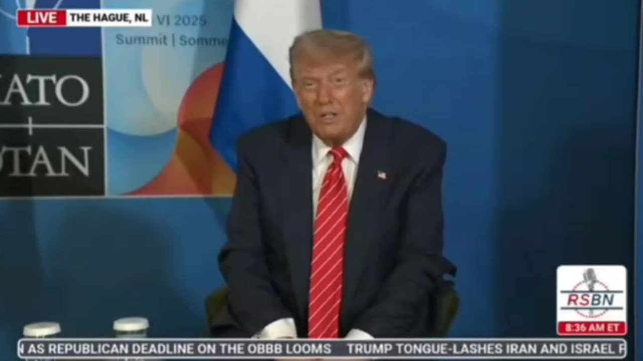 Trump saying the King and Queen of the Netherlands are central casting