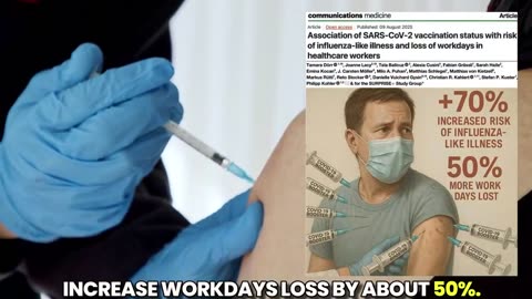 A new study reveals that mRNA boosters have increased lost workdays by 50%
