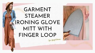 Garment Steamer Ironing Glove Mitt with Finger Loop review
