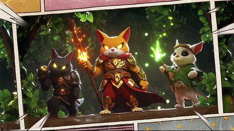 Jungle Hero Cat
