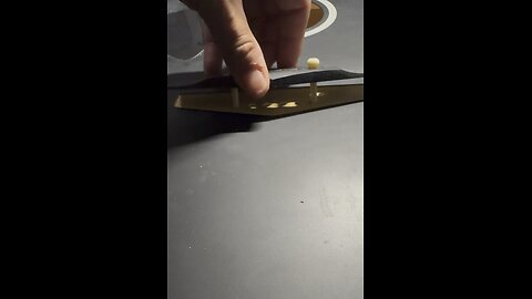 Vangoa guitar bridge repair. Scoring the top to expose bare wood