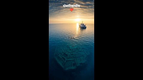 Dwarkadheesh temple in India ai view