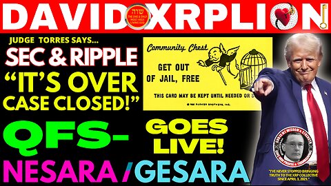 DAVID XRPLION: QFS GOES LIVE! SEC vs RIPPLE LAWSUIT SECRET DEAL SINCE DAY-1 [Must Watch] Trump News
