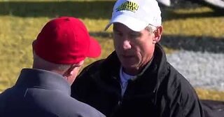 November 16, 2019 - Coaches BIll Lynch and Don Morel Before 2019 Monon Bell Classic