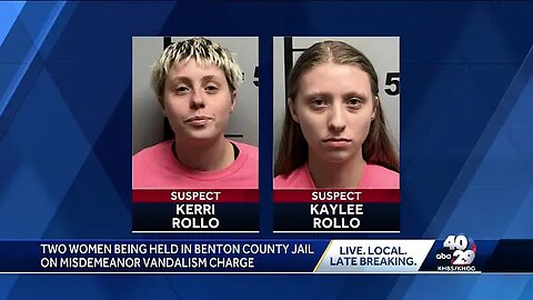 Two women arrested for vandalism of Charlie Kirk memorial in Bentonville