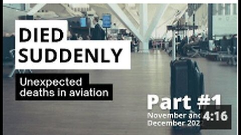 "Unexpected Spike in Flight Crew Deaths, November-December 2022"