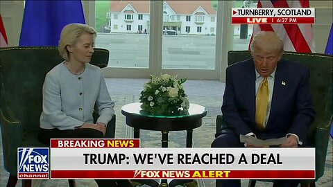 BREAKING: Trump Announces Historic Trade Deal with EU - $1.35 Trillion Boost for U.S. Economy