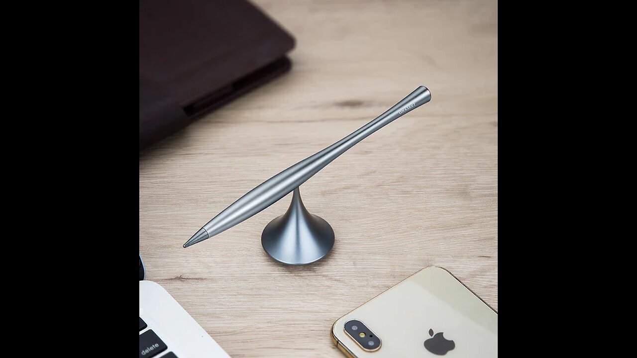 Inkless Eternal Metal Pen, with replaceable metal pen tip, Spinning Base, for Office, Work & Study