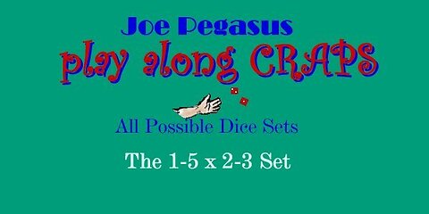 1.5 x 2.3 Dice Set On Hard Table-Game Made For The ‘Short Fat Man Strategy.’