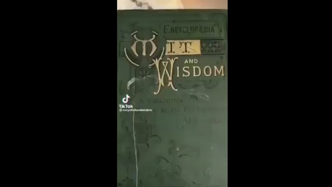 ENCYCLOPEDIA OF WIT AND WISDOM 📖 BY HENRY HUPFELD [1877]