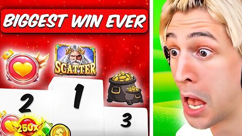 XQC Biggest Win Ever: Top 10 (Gates of Olympus, Le Bandit, Starlight Princess)