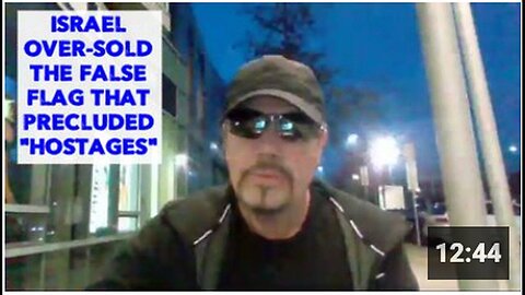 "Israel's Over-Selling of False Flag Incident Prior to 'Hostages'"