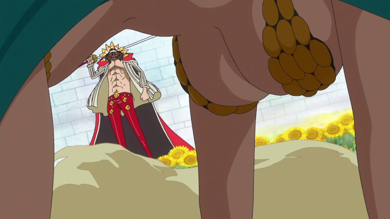 One Piece - Diamante attacks Rebecca