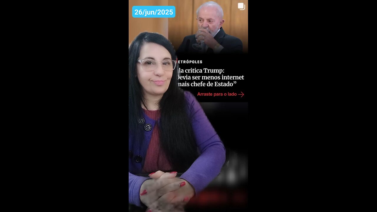 A critica de Lula a Trump
