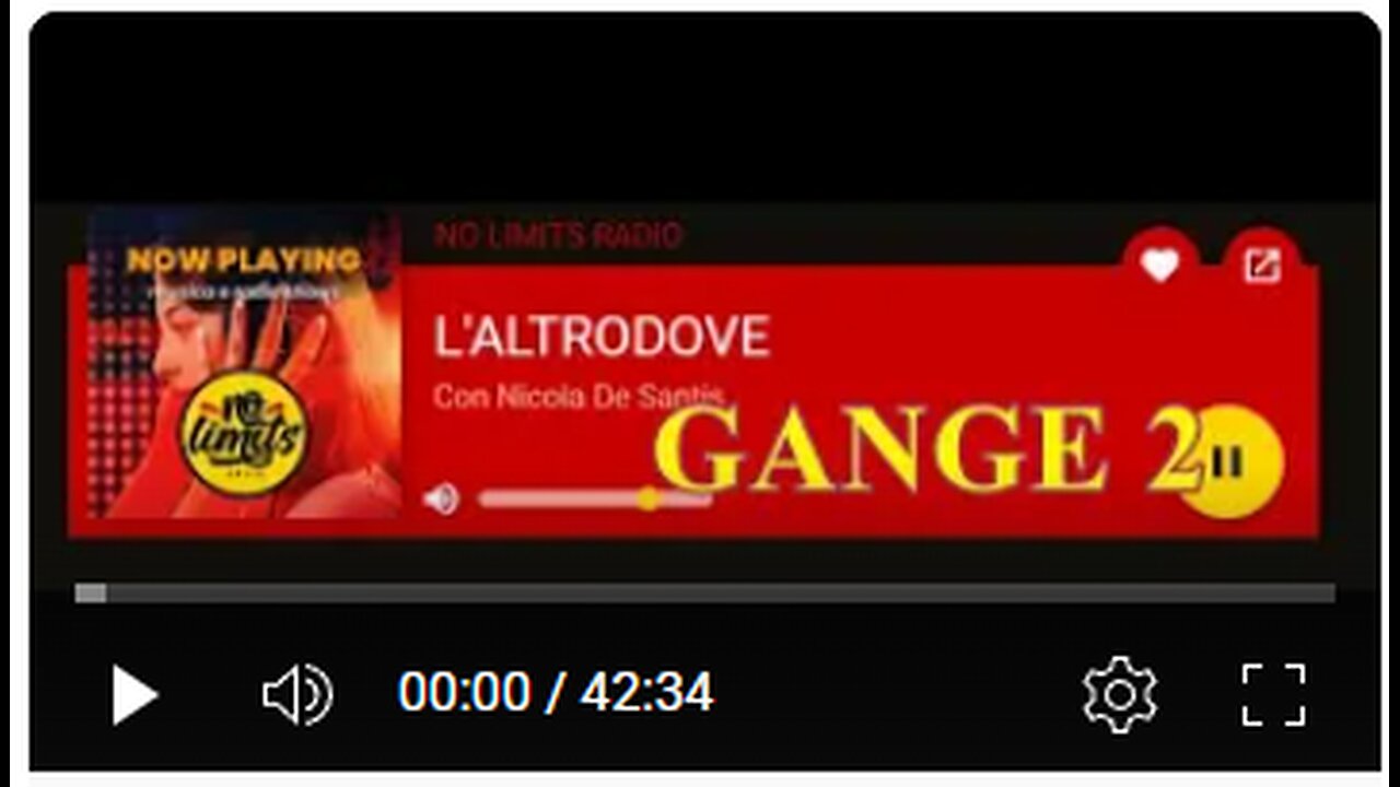 2Programma radiofonico "L'ALTRODOVE" rubrica"ANDANDO PER FIUMI"Gange2 NOLIMITSRADIO 256mila ascolti