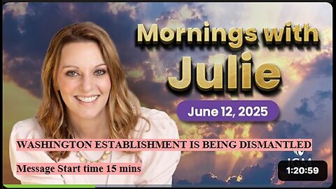 Julie Green subs WASHINGTON ESTABLISHMENT IS BEING DISMANTLED