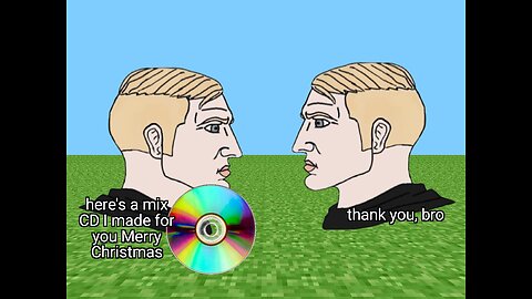 I burned CDs for my younger brother