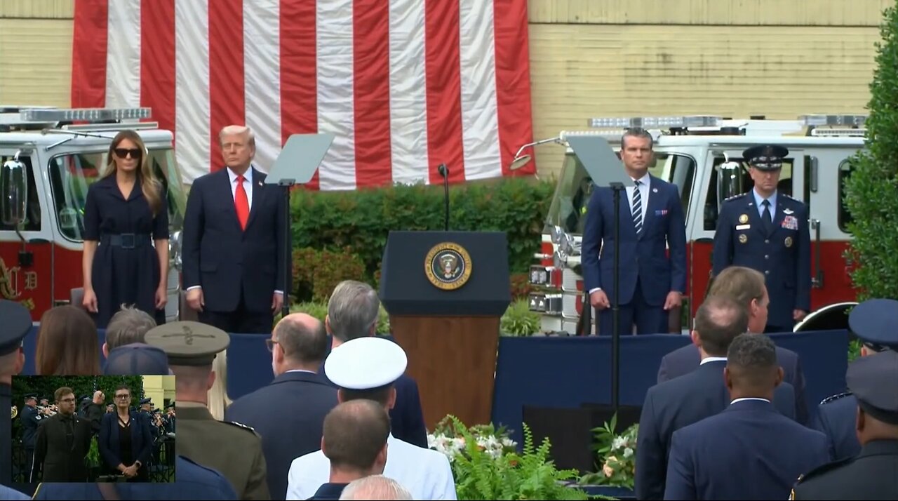 President Trump and the First Lady Attend a September 11th Observance Event