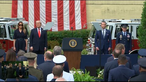 President Trump and the First Lady Attend a September 11th Observance Event