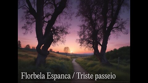 Florbela Espanca / Triste Passeio