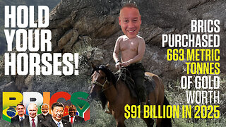 Hold Your Horses! | Why Did BRICS Purchase 663 Metric Tonnes of Gold Worth $91 Billion in 2025?! Why Did BRICS Just By 80X More Gold Than the United States Has (Totaling Around 8,133 Metric Tons)?