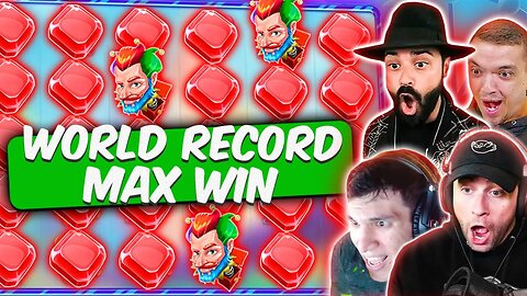 JOKER BOMBS MAX WIN: Top 8 World Record Wins (Trainwreckstv, Roshtein, ClassyBeef)