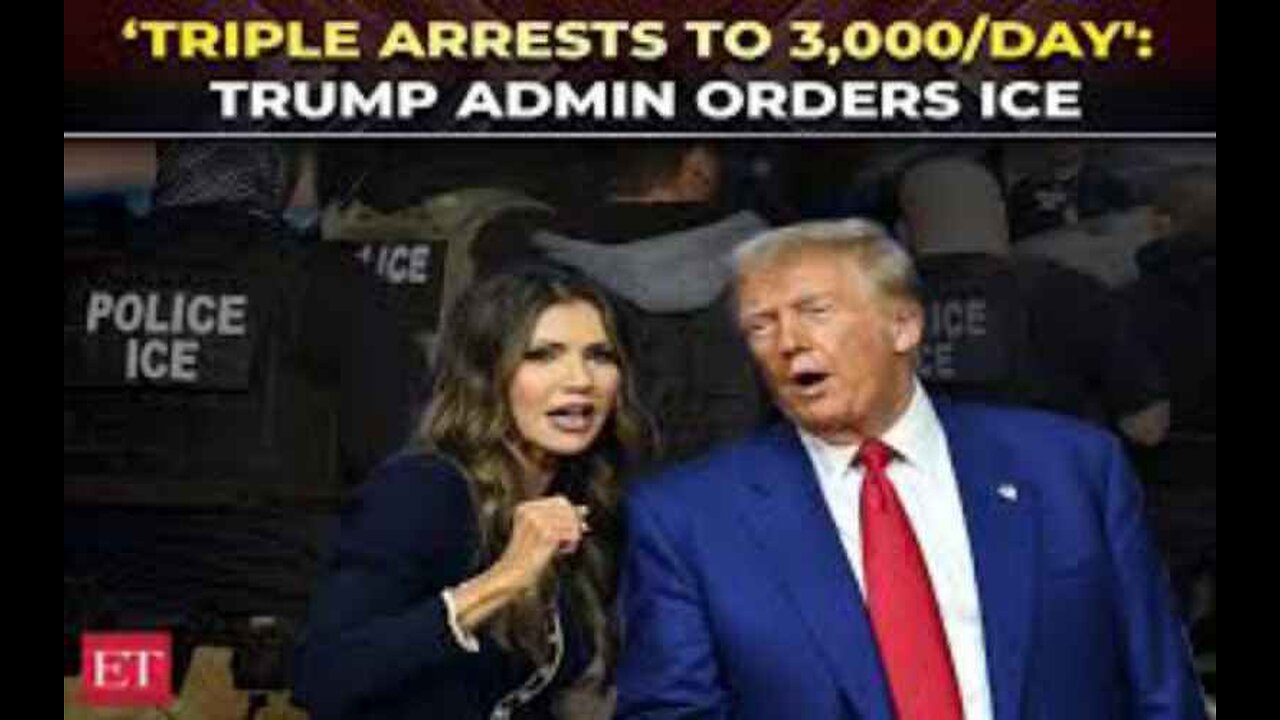Trump Administration Demands 3,000 ICE Arrests Daily in High
