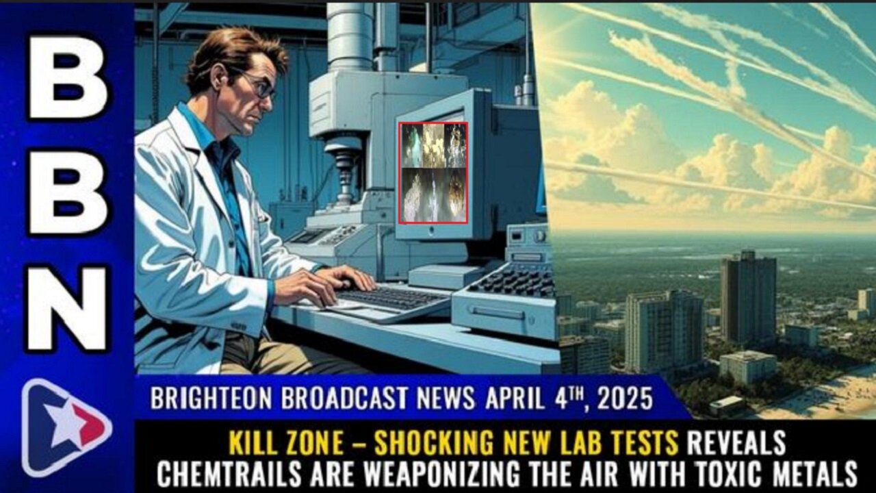KILL ZONE – Shocking NEW Lab Tests Reveals CHEMTRAILS Weaponizing the Air w/ toxic metals 4/4/25