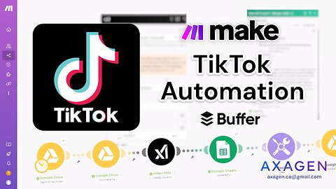 Post Automatically to Tiktok (make.com 2025 full automation)
