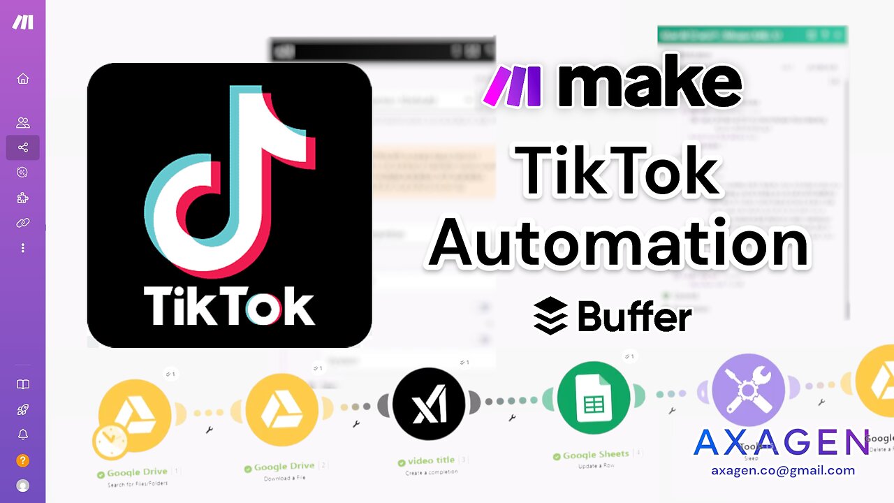 Post Automatically to Tiktok (make.com 2025 full automation)