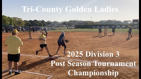 Tri-County Golden Ladies Softball Division 3 Tournament Championship