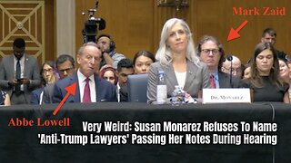Very Weird: Susan Monarez Refuses To Name 'Anti-Trump Lawyers' Passing Her Notes During Hearing
